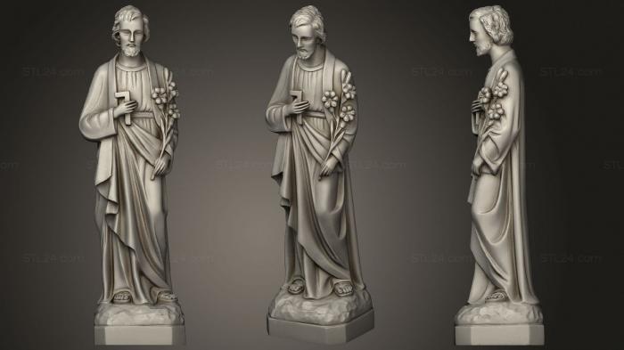 Statues of famous people (Giesu, STKC_0363) 3D models for cnc